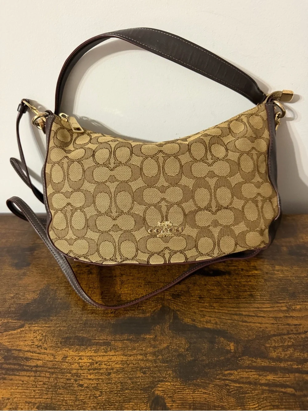 Coach Signature Canvas Crossbody/Shoulder Bag (Style No. A1880-37584)